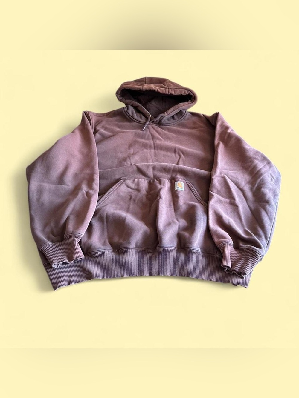 Vintage Carhartt Heavyweight Hoodie Faded Brown Distressed Men’s 2XL